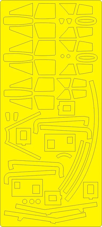 MiG-31BM w/KH-7M-2 ADVANCED mask for Hobby Boss 1:48