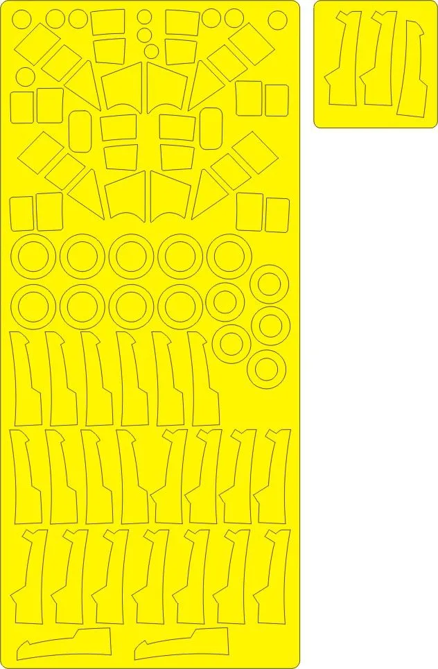 C-27J Spartan EXPERT mask for Italeri 1:72