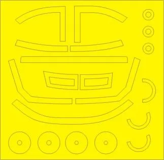 BAC Jet Provost T.3/T3A/T.4 mask for Fly 1:48