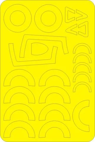 Su-9 Fishpot mask for Trumpeter 1:48