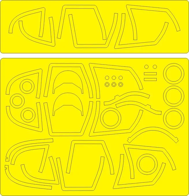 Yak-130 ADVANCED mask for Zvezda 1:48