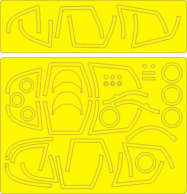 Yak-130 EXPERT mask for Zvezda 1:48