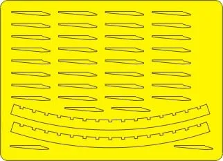 F-15I Eagle EXHAUST NOZZLES mask for GWH 1:72