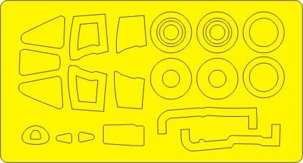 Su-25 mask for Zvezda 1:72