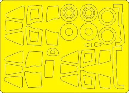 Su-25 EXPERT mask for Zvezda 1:72