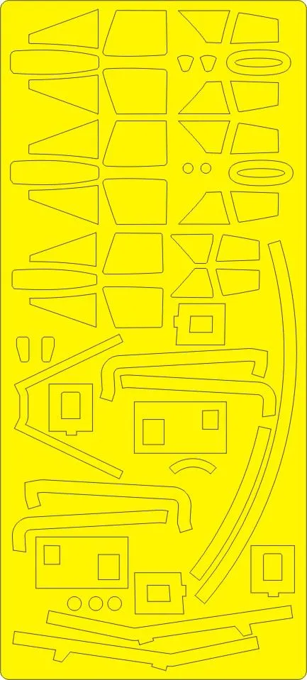 MiG-31B/BM ADVANCED mask for Hobby Boss 1:48