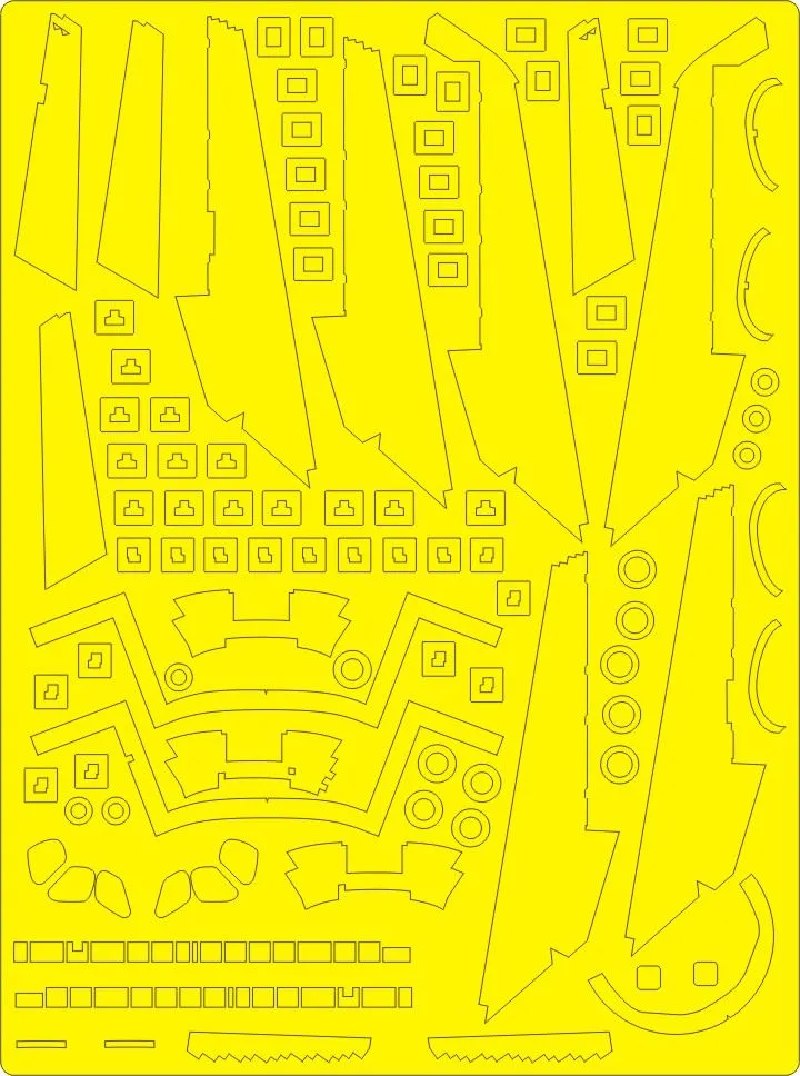 Space Shuttle mask for Revell 1:144