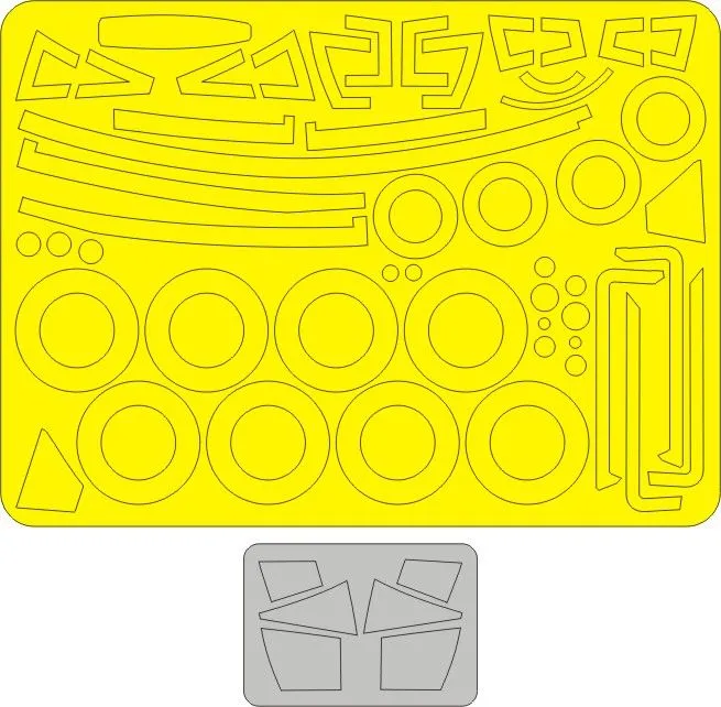MiG-31B/BS Foxhound mask for AMK 1:48