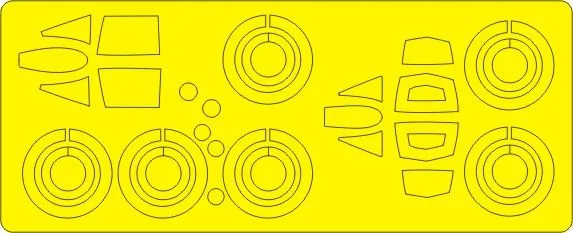 MiG-25RU mask for ICM 1:72