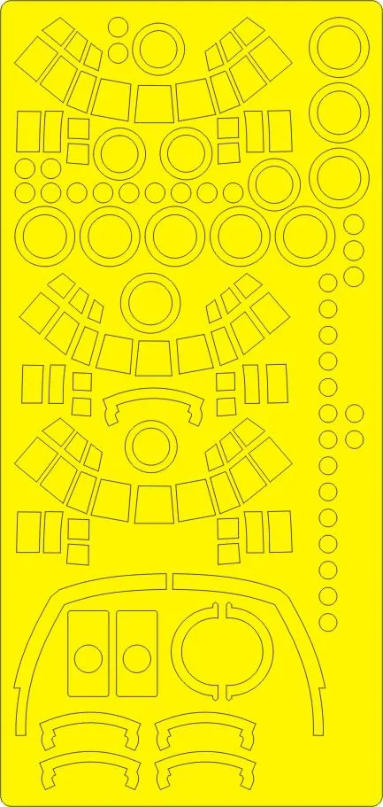 C-130H Hercules ADVANCED mask for Zvezda 1:72