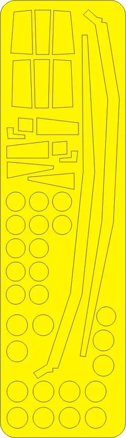 XB-70 Valkyrie mask for AMT/ Italeri 1:72