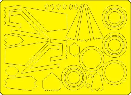 F-117A Nighthawk BASIC mask for Tamiya 1:48