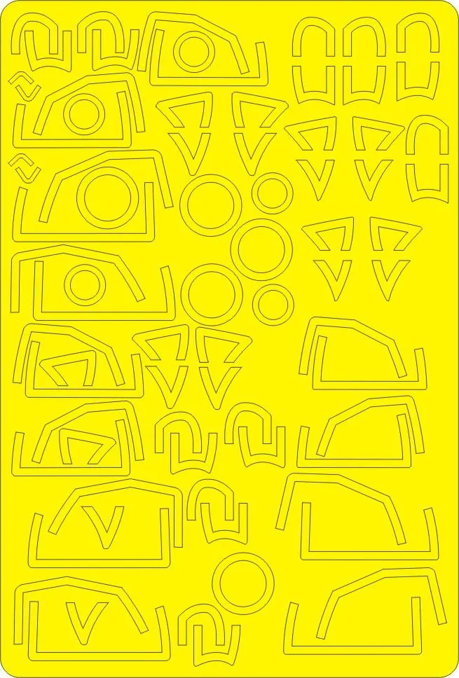 EA-6B Prowler ADVANCED mask for Kinetic 1:48