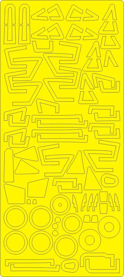 Su-25UB/UBK ADVANCED mask 1:48