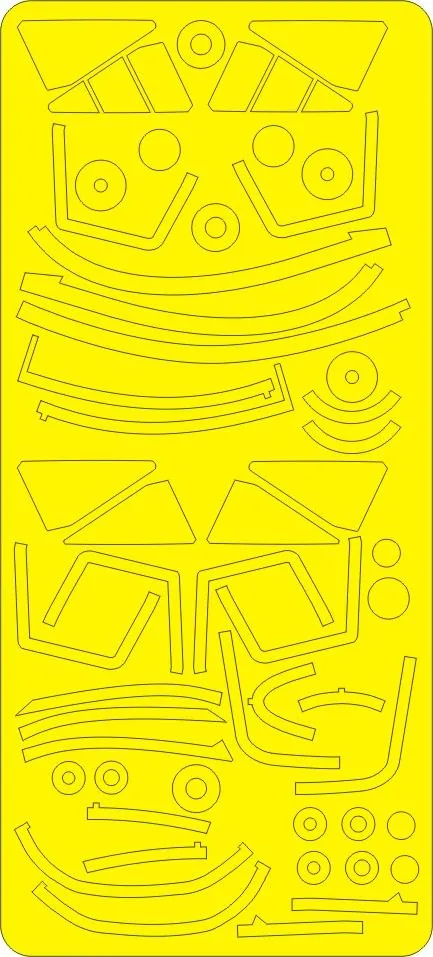 F-106A Delta Dart ADVANCED mask for Trumpeter 1:48