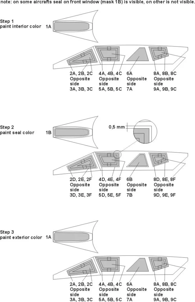 MiG-31BM/BSM ADVANCED mask for AMK 1:48