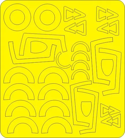 Su-9 Fishpot ADVANCED mask for Trumpeter 1:48