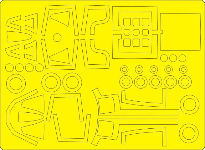 U-2A Dragon Lady EXPERT mask for AFV 1:48