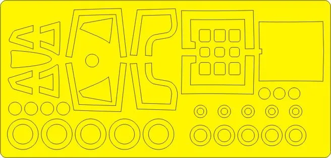 U-2A Dragon Lady BASIC mask for AFV 1:48