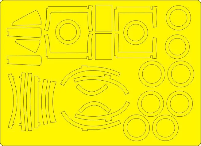 Gloster Javelin FAW9/9R ADVANCED mask for Airfix 1:48