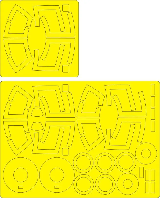 S-3A/B Viking, ES3A Shadow ADVANCED mask for Italeri 1:48