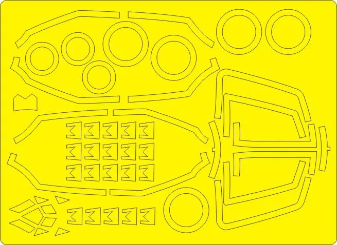 F-35A Lightning II EXPERT mask for Meng 1:48