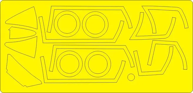 Buccaneer S.2C ADVANCED mask for Airfix 1:48