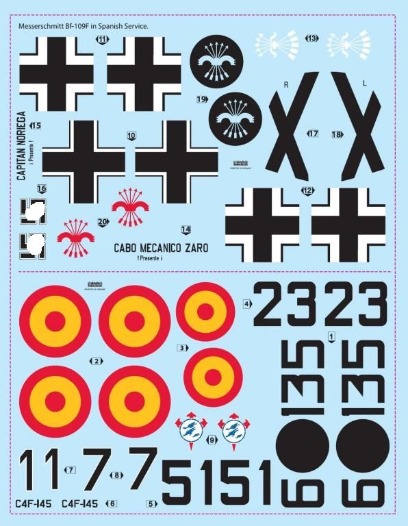 Bf 109F in Spanish Service 1:32