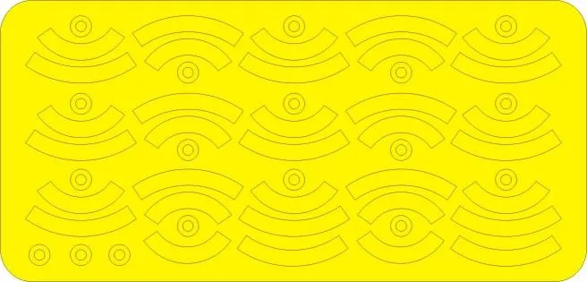 Mk.82 Bomb Stripes mask 1:32