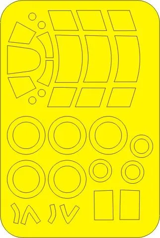 Hawker Hurricane Mk.Ib mask for Fly 1:32