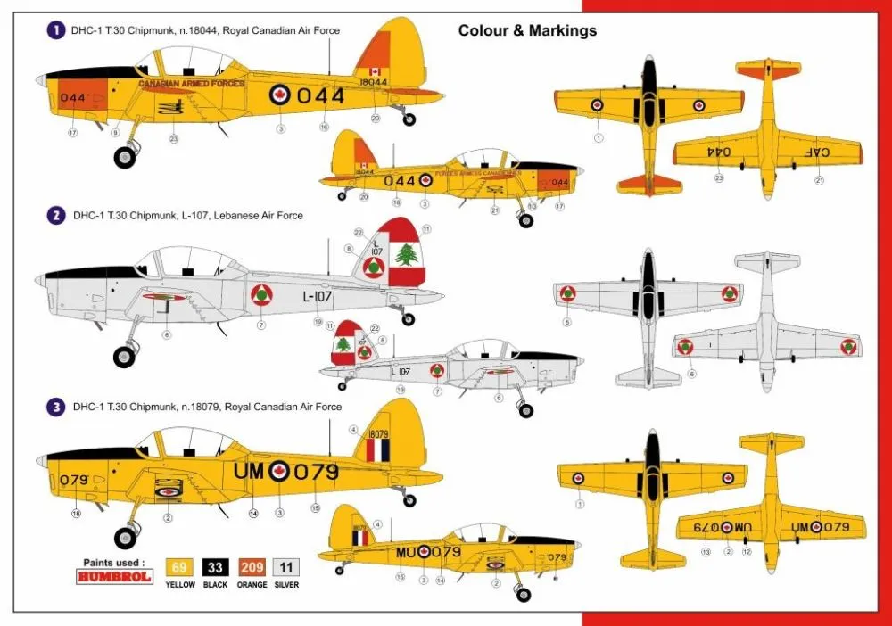 DHC-1 Chipmunk T.30 1:72