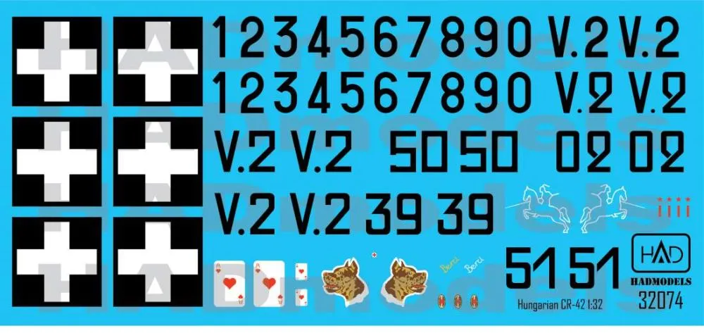 Fiat CR.42 Falco - Royal Hungarian Air Force 1:32