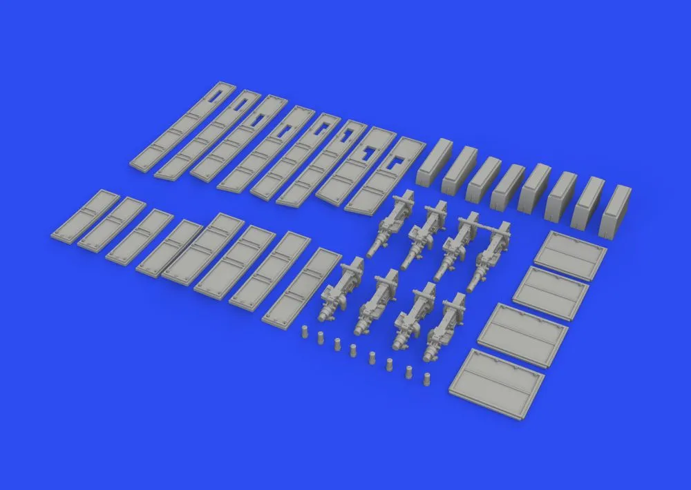 Spitfire Mk. IIa gun bays for Eduard 1:48