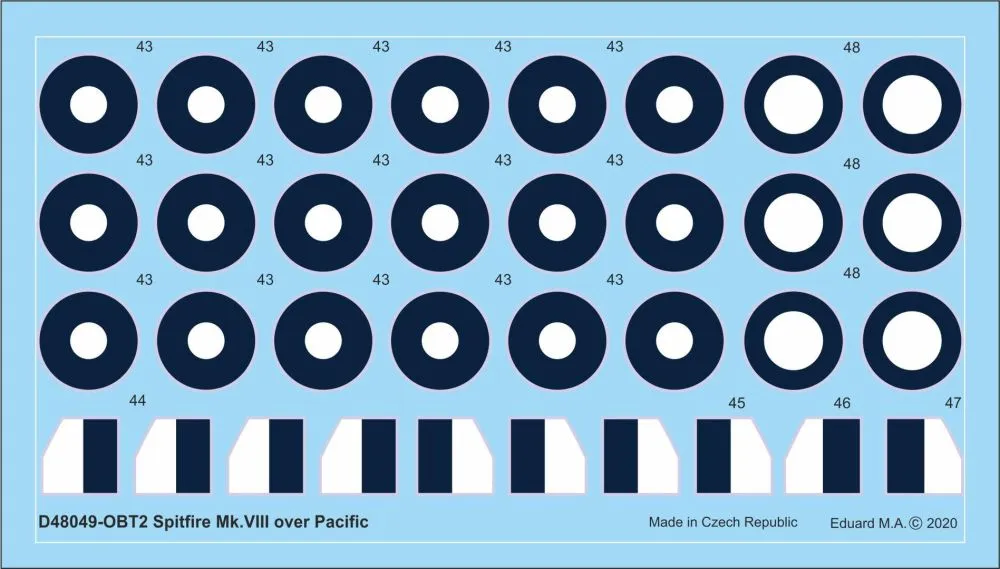 Spitfire Mk. VIII over Pacific 1:48