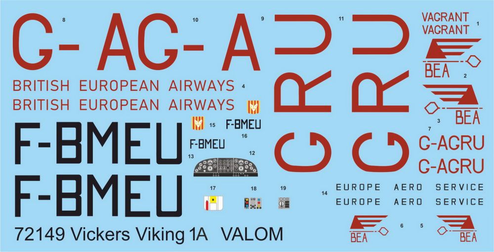 Vickers Viking 1A (BEA, EAS) 1:72
