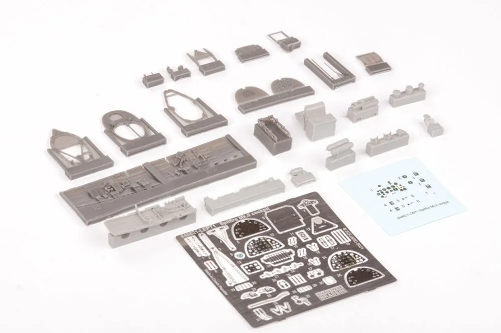 Spitfire Mk.II cockpit for Eduard 1:48