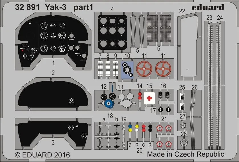 Yak-3 P.E. set for Special Hobby 1:32