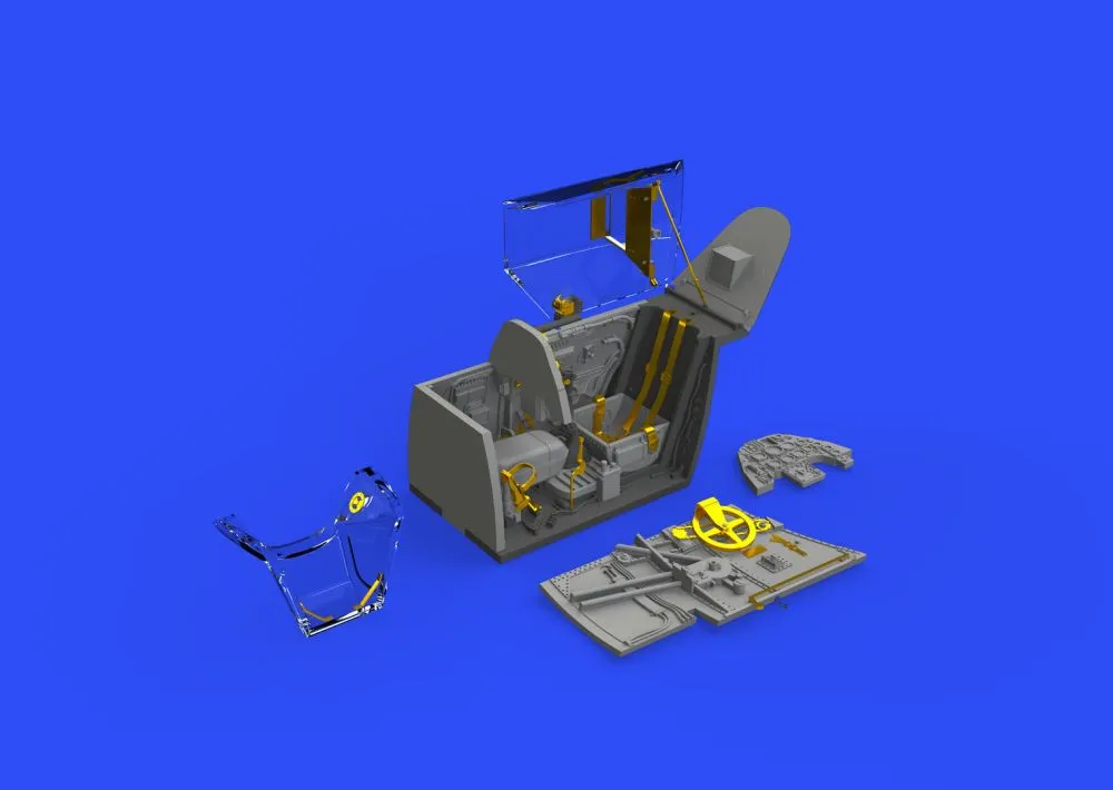 Bf 109G-10/ U4 cockpit for Eduard 1:48