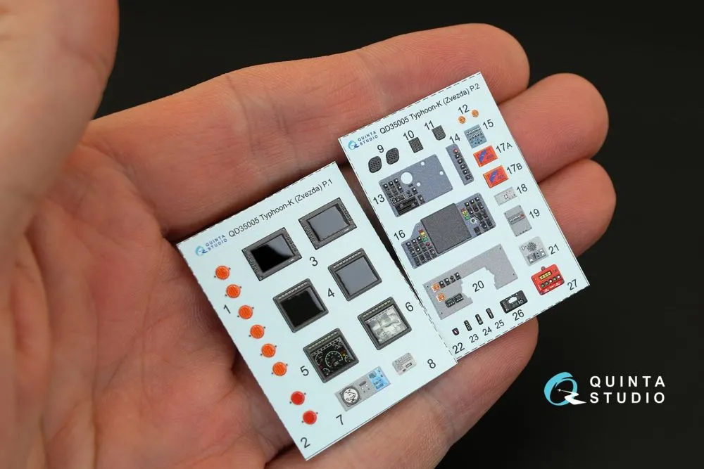 Typhoon-K Interior for Zvezda 1:35