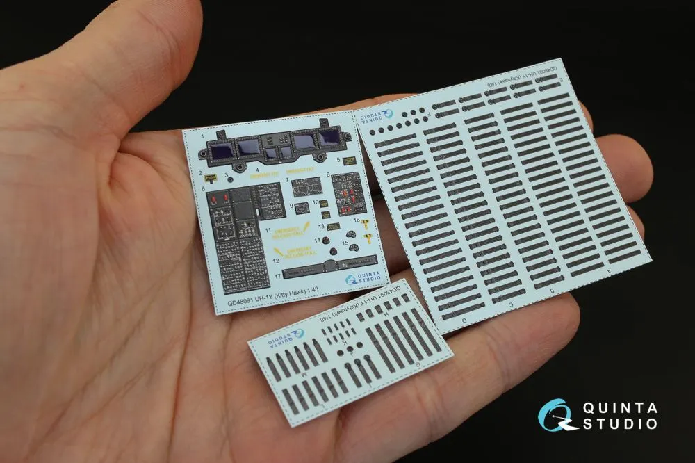 UH-1Y Venom interior for K.H. 1:48