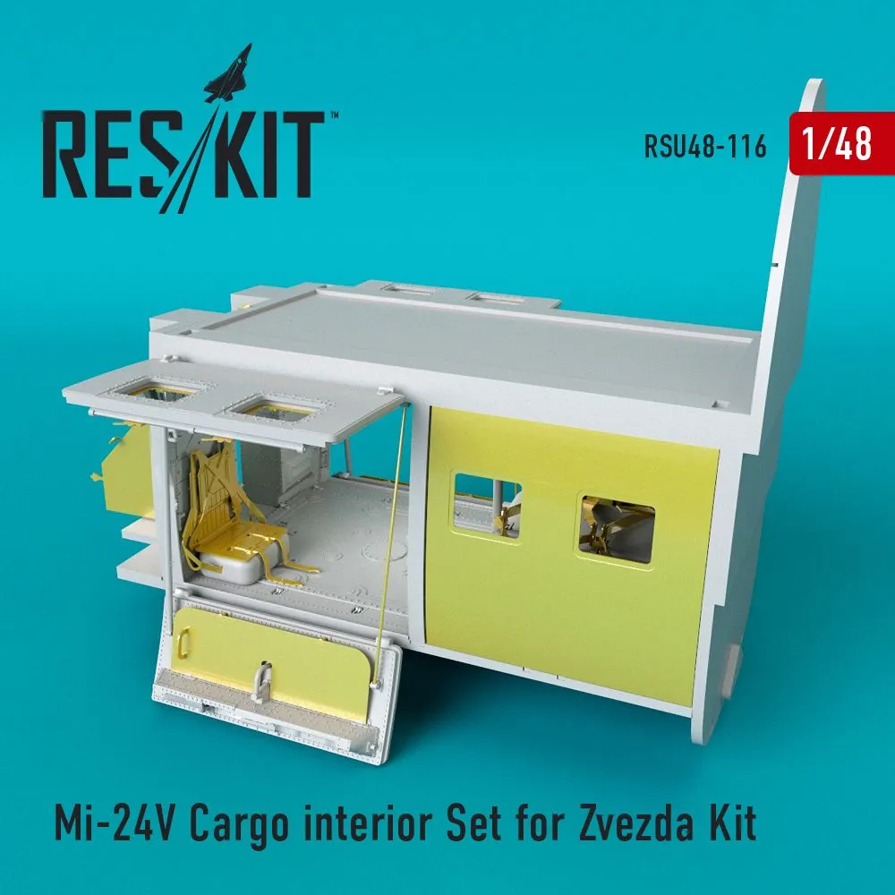 Mi-24 (V) Cargo interior Set for Zvezda 1:48
