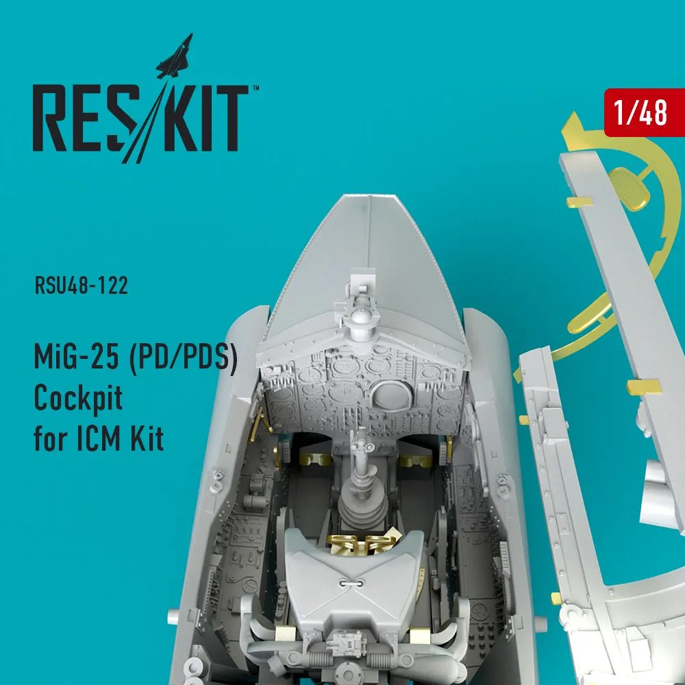 MiG-25 (PD/PDS) Cockpit for ICM 1:48