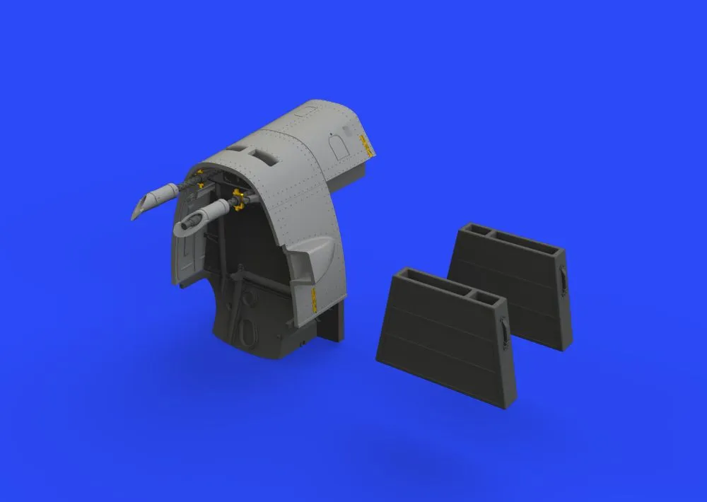 Bf 109E fuselage guns 1:48