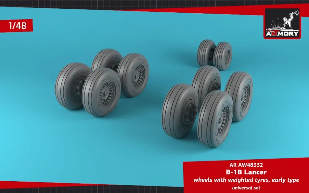 B-1B Lancer wheels 1:48
