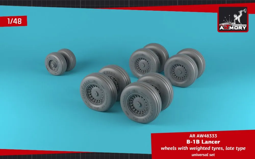 B-1B Lancer wheels (late) 1:48