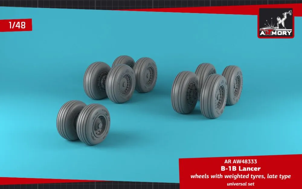 B-1B Lancer wheels (late) 1:48