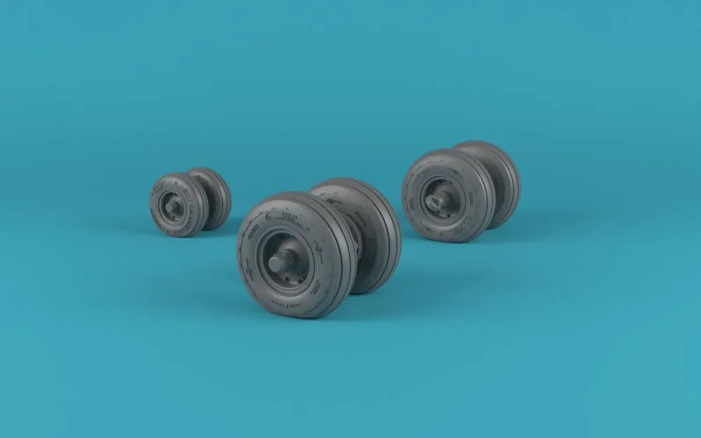 OV-22 Osprey wheels w/ weighted tires type "b" 1:48