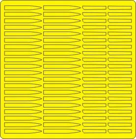 Su-27 family EXHAUST NOZZLES mask for Kitty Hawk 1:48