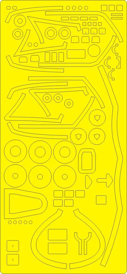 F-16C Fighting Falcon ADVANCED mask for Academy 1:32