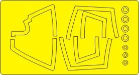 Su-33 BASIC mask for Minibase 1:48